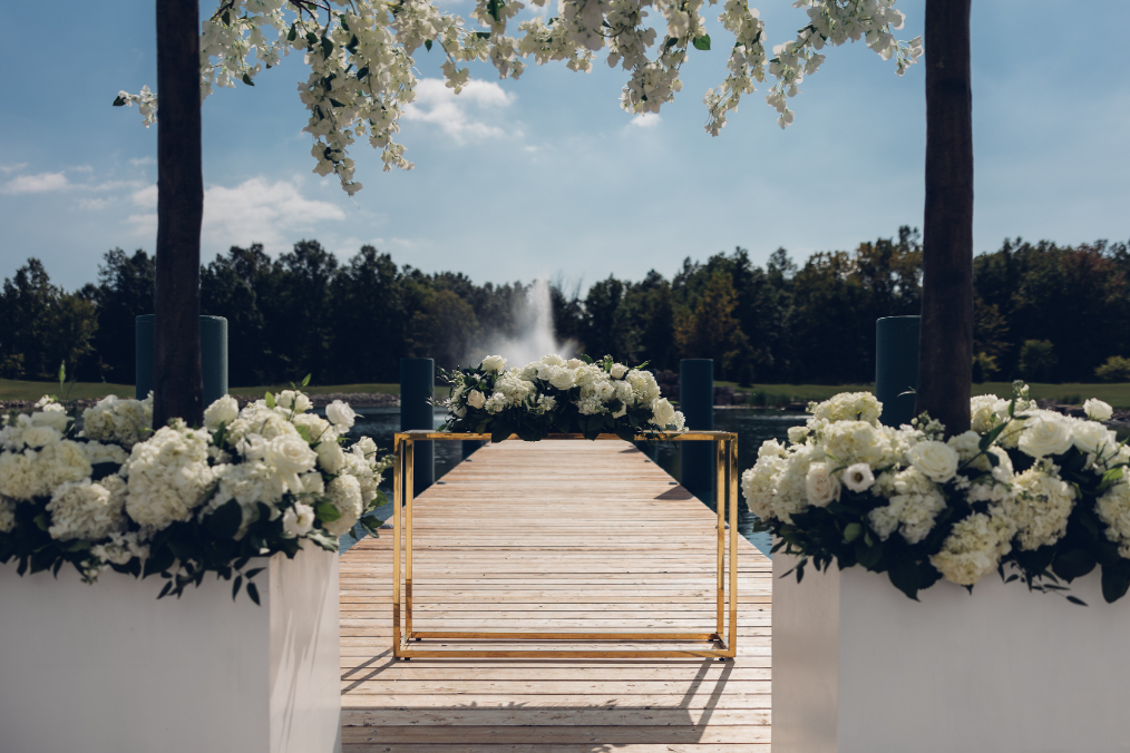 The dock at the Lodge